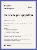Fleurs de pois papillon - 60g