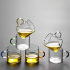 Lot de 6 tasses en verre 100mL